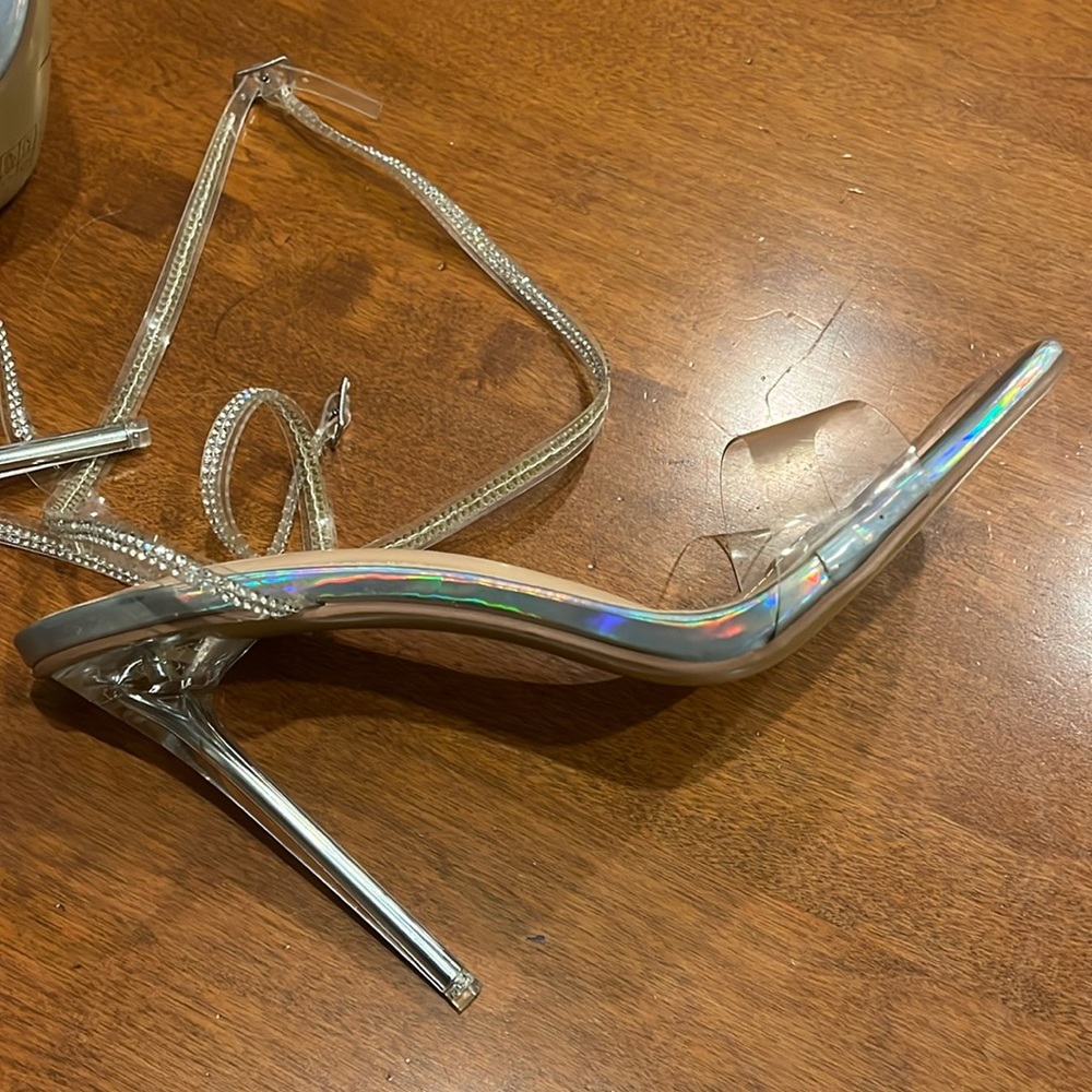 C C Clear high heels size 30 Europe or 8-8.5 US - Picture 11 of 12